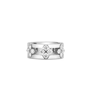 Roberto Coin Love in Verona White Gold Ring with Diamonds