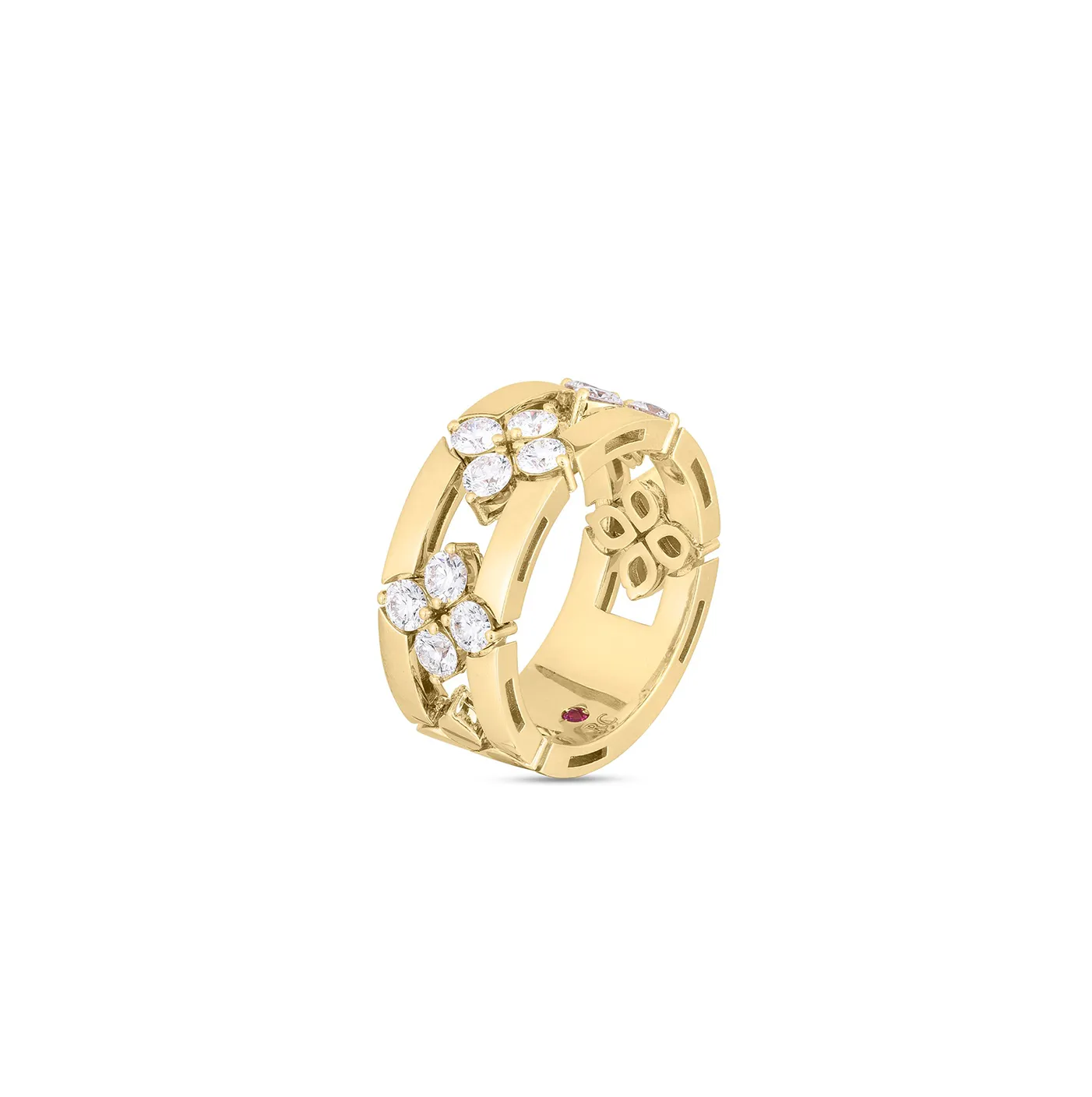 Roberto Coin Love in Verona Yellow Gold Diamond Ring
