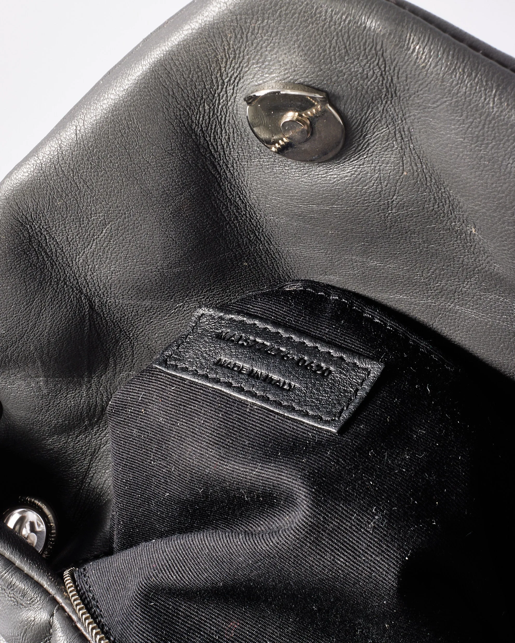 Saint Laurent Grey Leather Medium Sunset Monogram Crossbody Bag