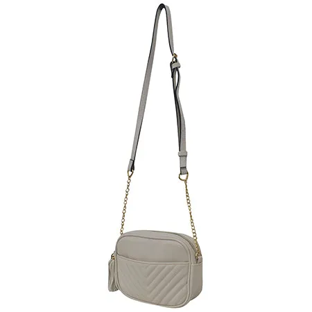 SALE! White Chic Faux Leather NGIL Crossbody Bag