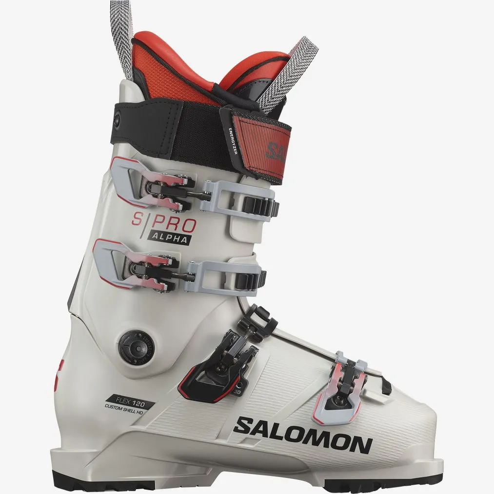 SALOMON S/Pro Alpha 120 ski boots - Mens - Grey Red