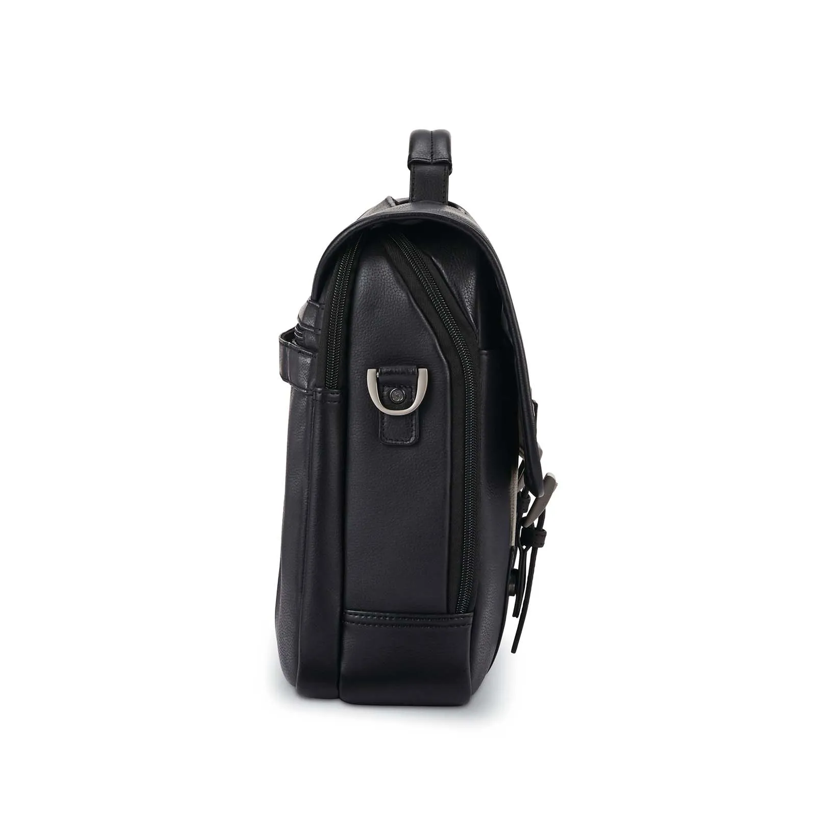Samsonite Classic Leather 15.6 Inch Flapover Black