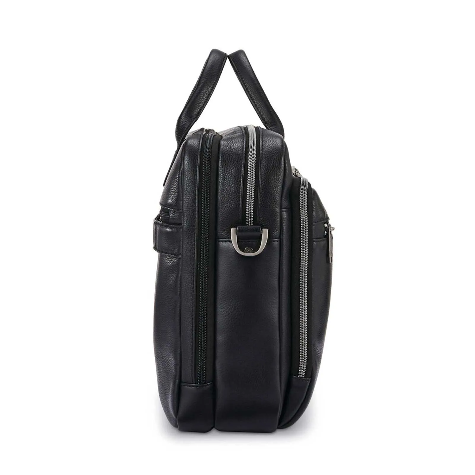 Samsonite Classic Leather 15.6 Inch Top Loader Black