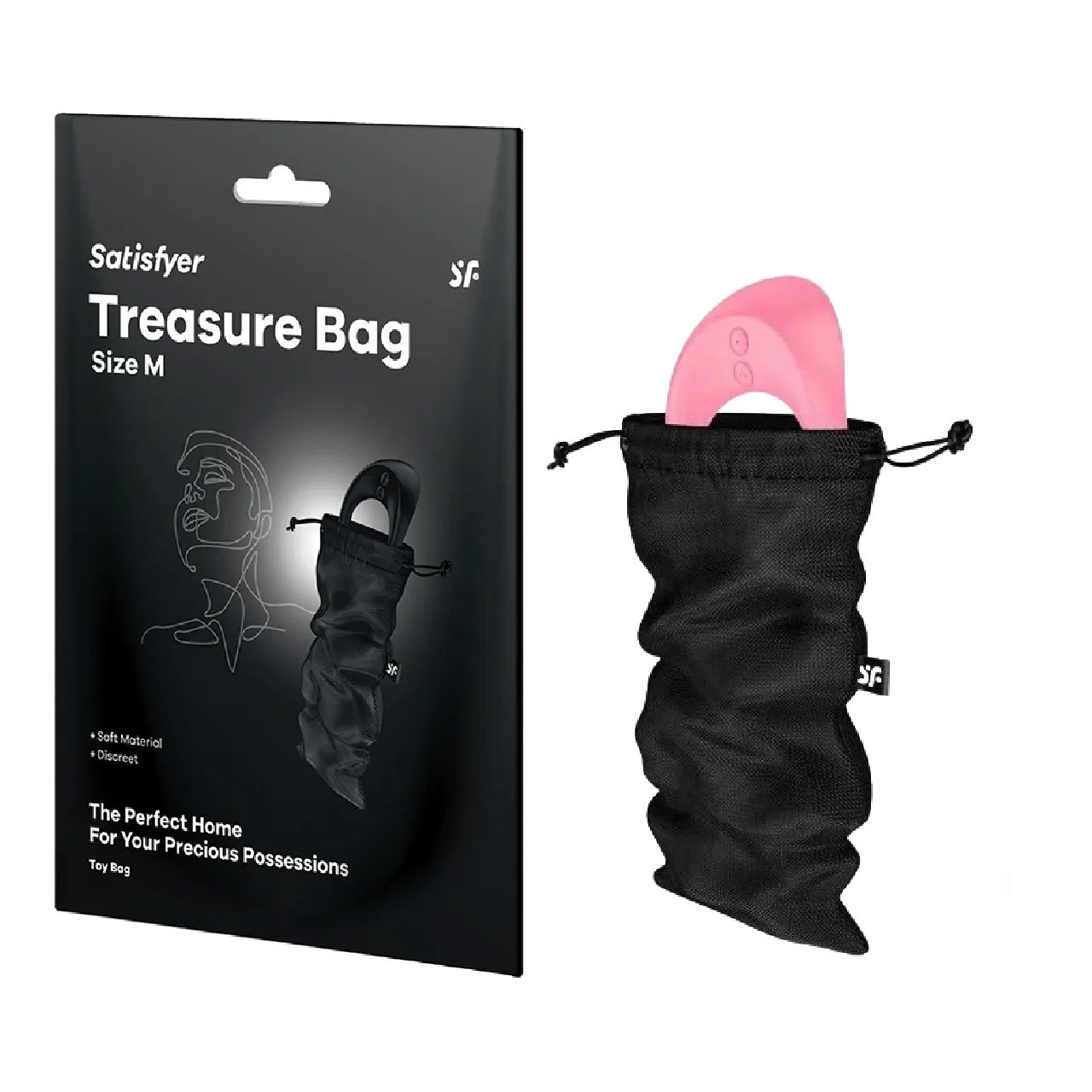 Satisfyer Treasure Bag M-Black