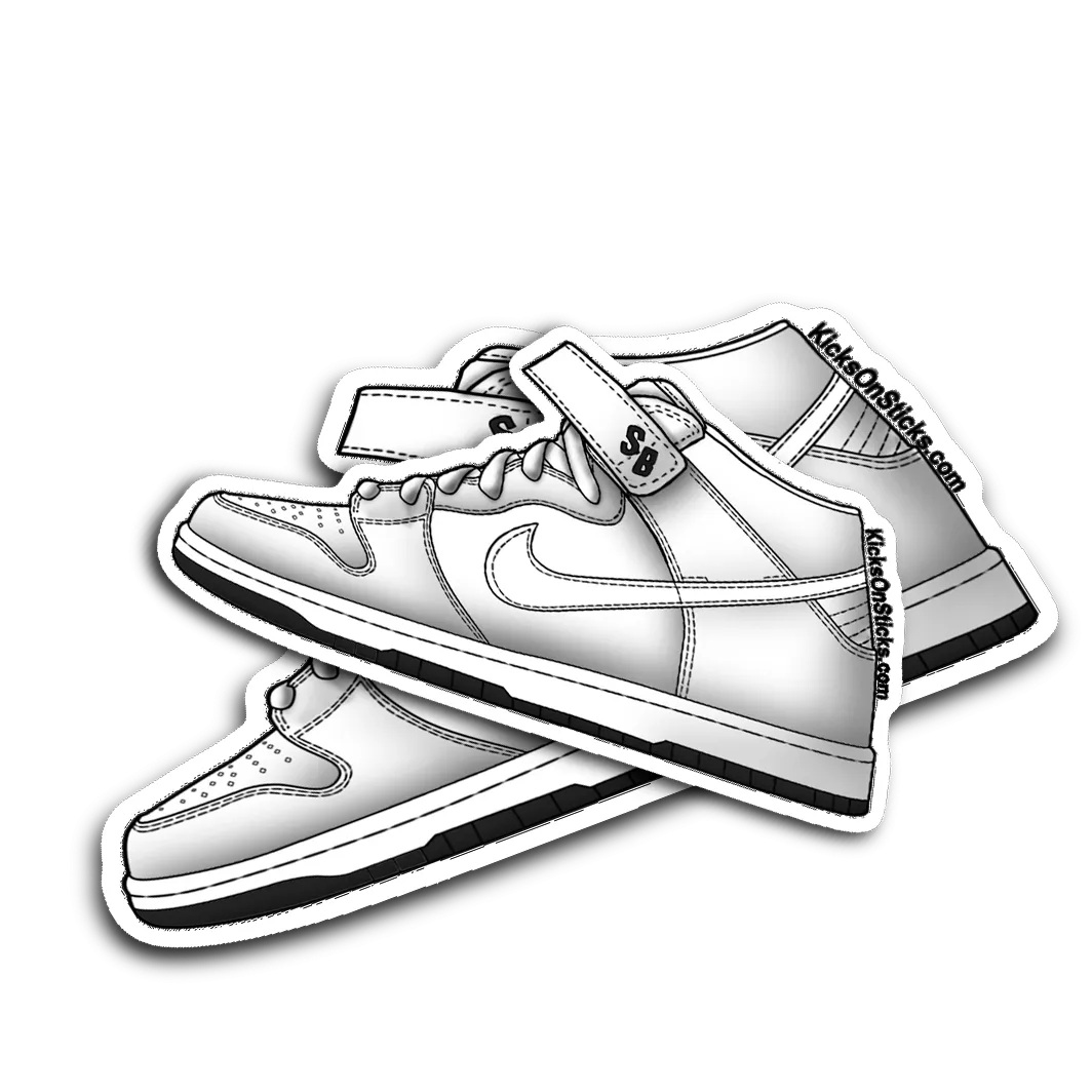 SB Dunk Mid "Tokyo Canvas" Sneaker Sticker