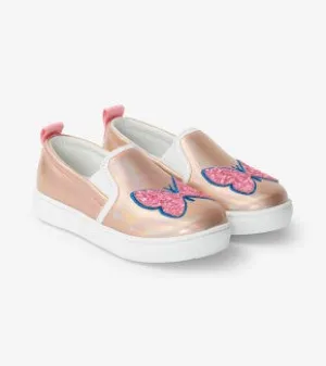 Shimmer Butterflies slip on sneakers
