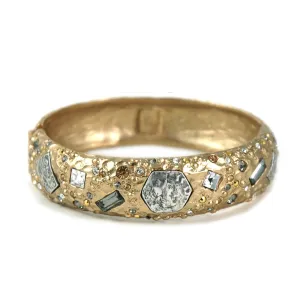 Siena Gold Marcasite Bangle