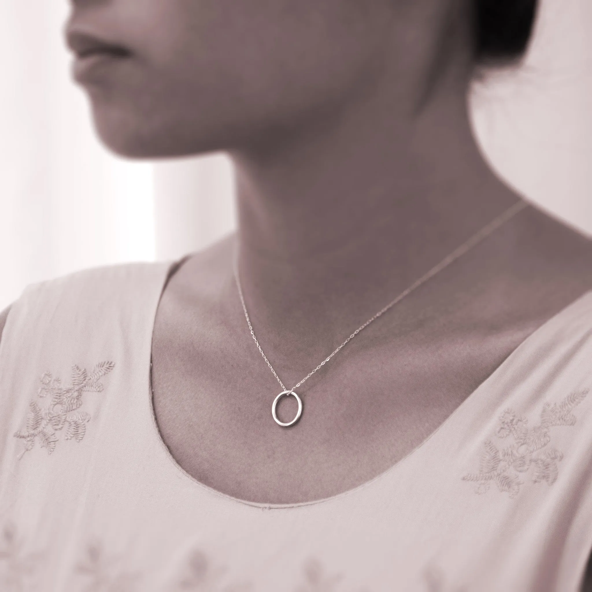 “Sisters are Forever” Sterling Silver Necklace | Small