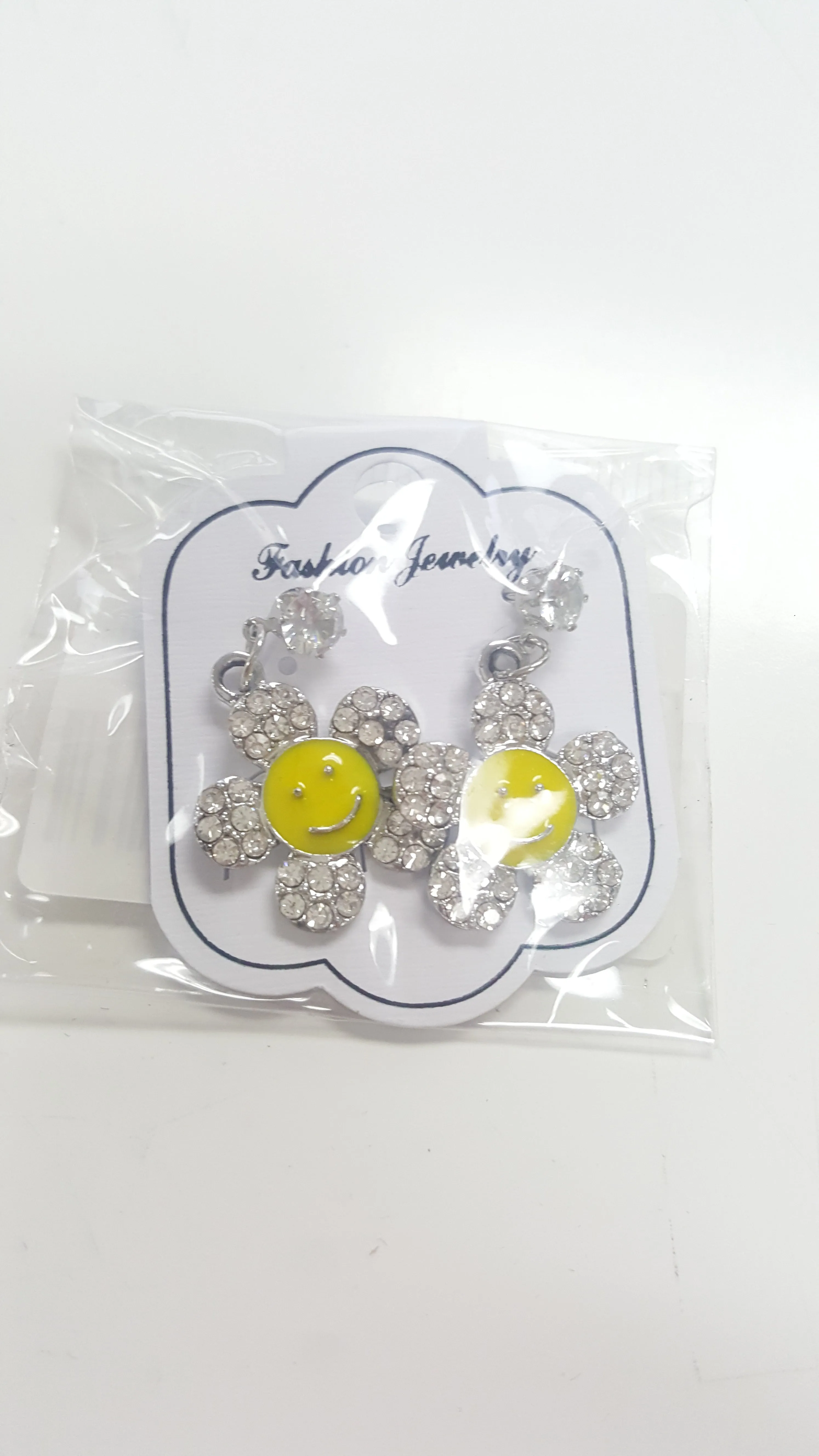 SL-075 Women's CZ Dangle Earrings x 36 pairs - NEW - SMALL LOT
