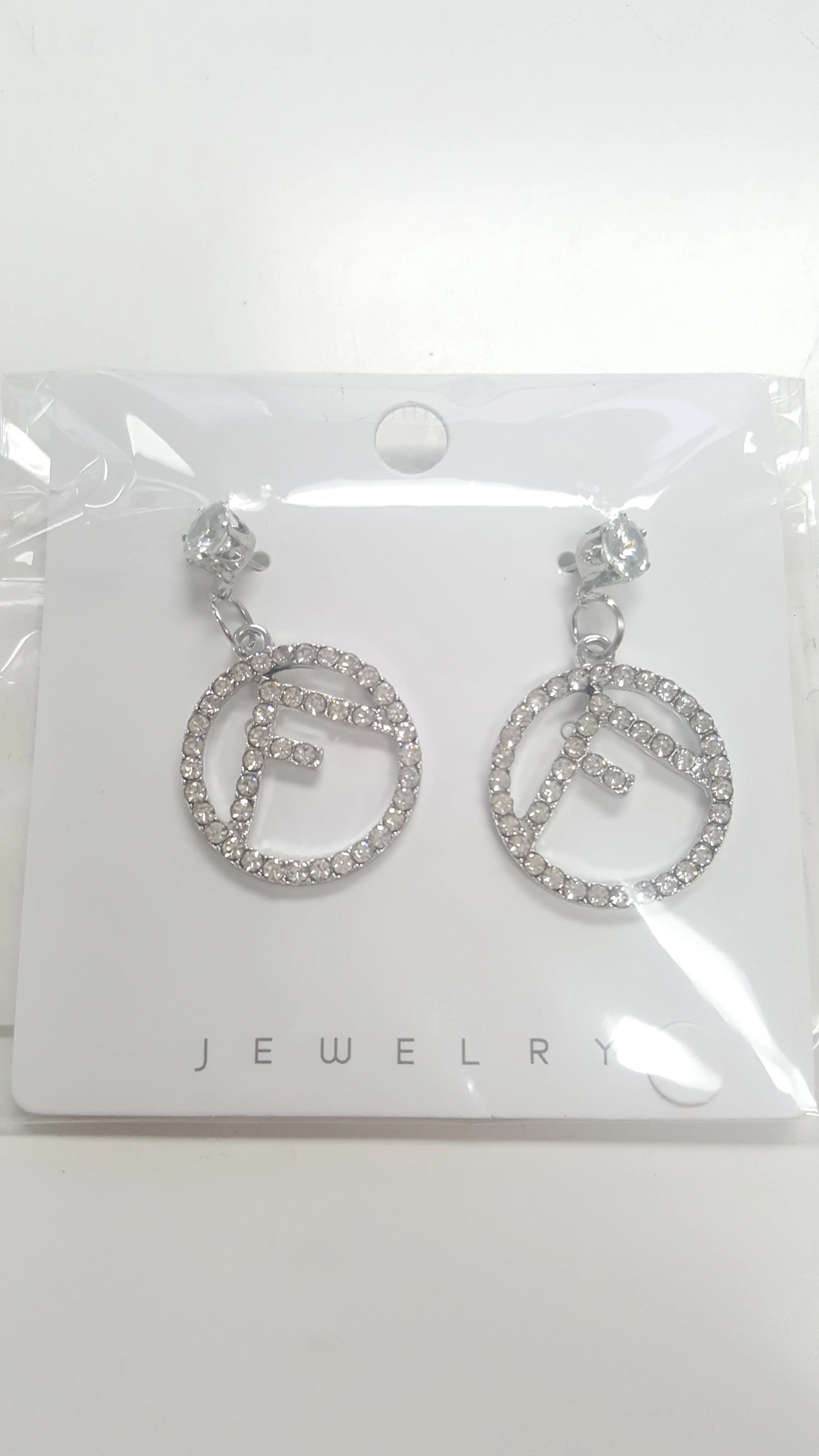SL-075 Women's CZ Dangle Earrings x 36 pairs - NEW - SMALL LOT