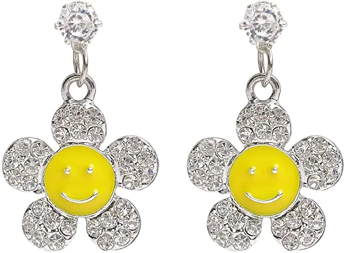 SL-075 Women's CZ Dangle Earrings x 36 pairs - NEW - SMALL LOT