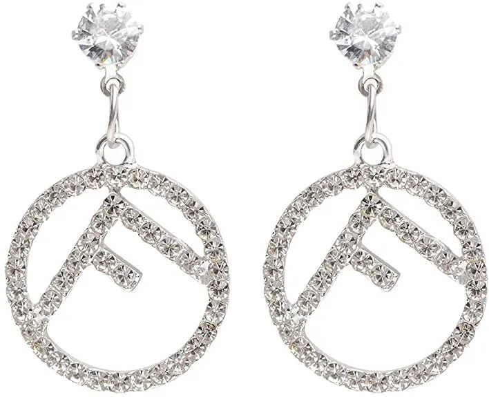 SL-075 Women's CZ Dangle Earrings x 36 pairs - NEW - SMALL LOT