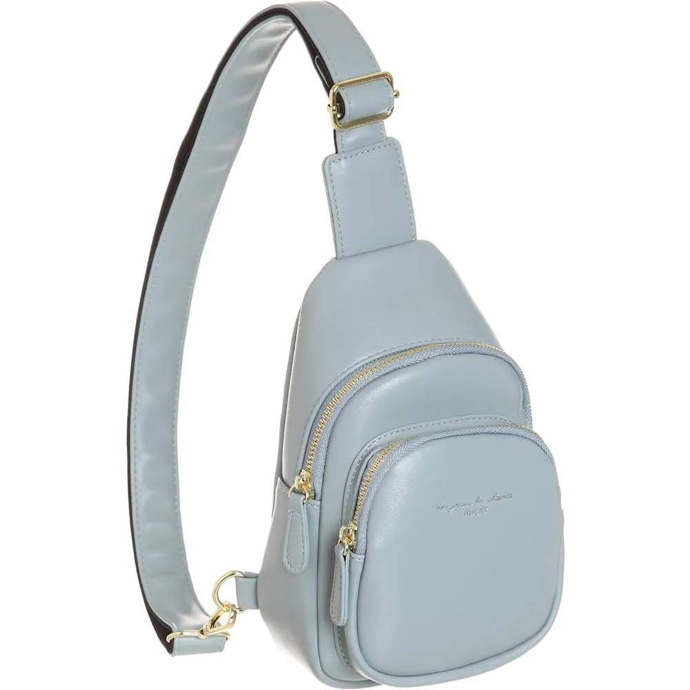 Small Crossbody Sling Bags for Women Vegan Leather Cell Phone Purse Fanny Packs for Women Men Teen Girls | Multiple Colors