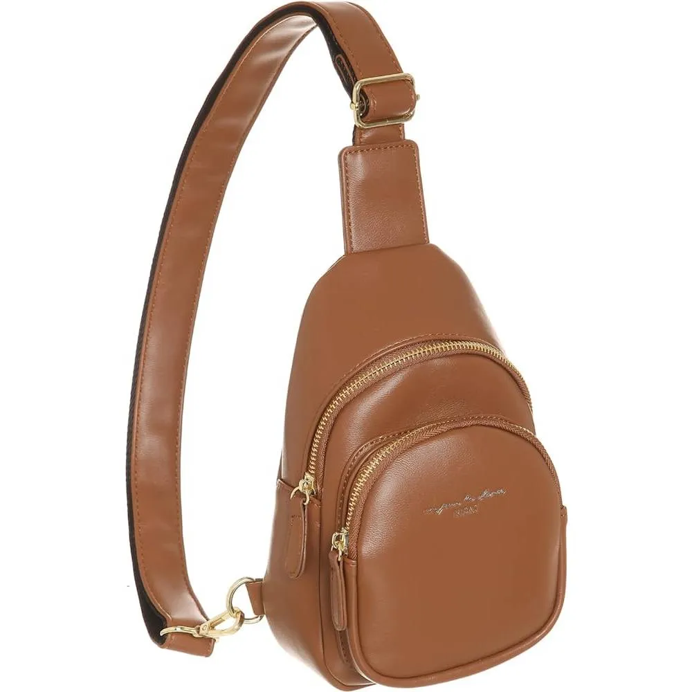 Small Crossbody Sling Bags for Women Vegan Leather Cell Phone Purse Fanny Packs for Women Men Teen Girls | Multiple Colors