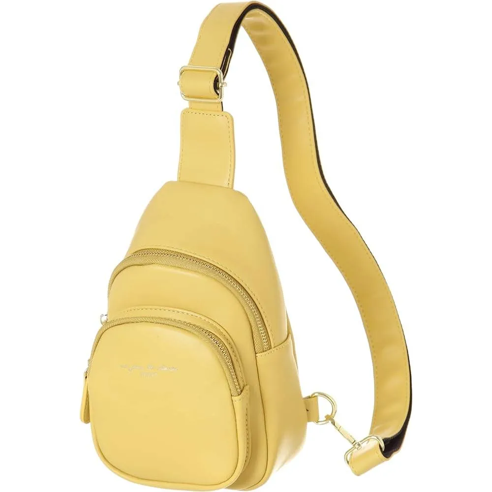 Small Crossbody Sling Bags for Women Vegan Leather Cell Phone Purse Fanny Packs for Women Men Teen Girls | Multiple Colors
