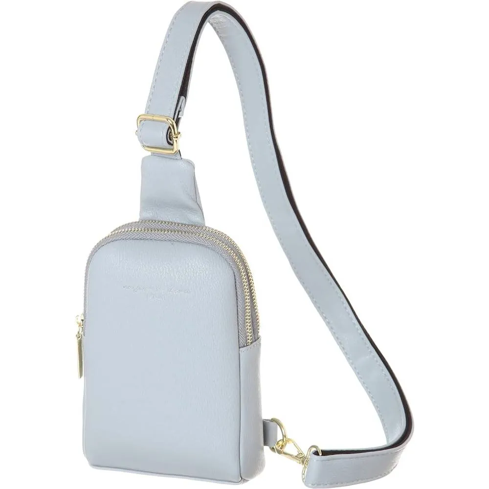 Small Crossbody Sling Bags for Women Vegan Leather Cell Phone Purse Fanny Packs for Women Men Teen Girls | Multiple Colors
