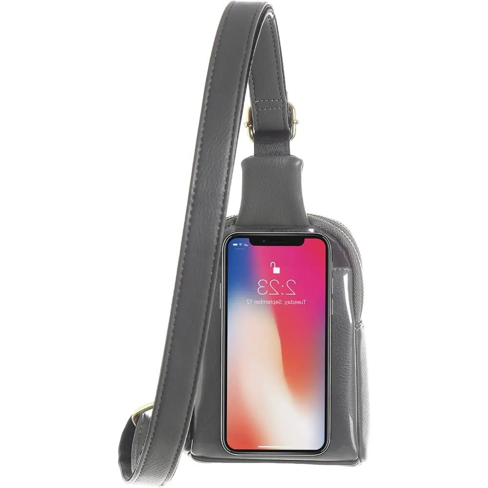 Small Crossbody Sling Bags for Women Vegan Leather Cell Phone Purse Fanny Packs for Women Men Teen Girls | Multiple Colors