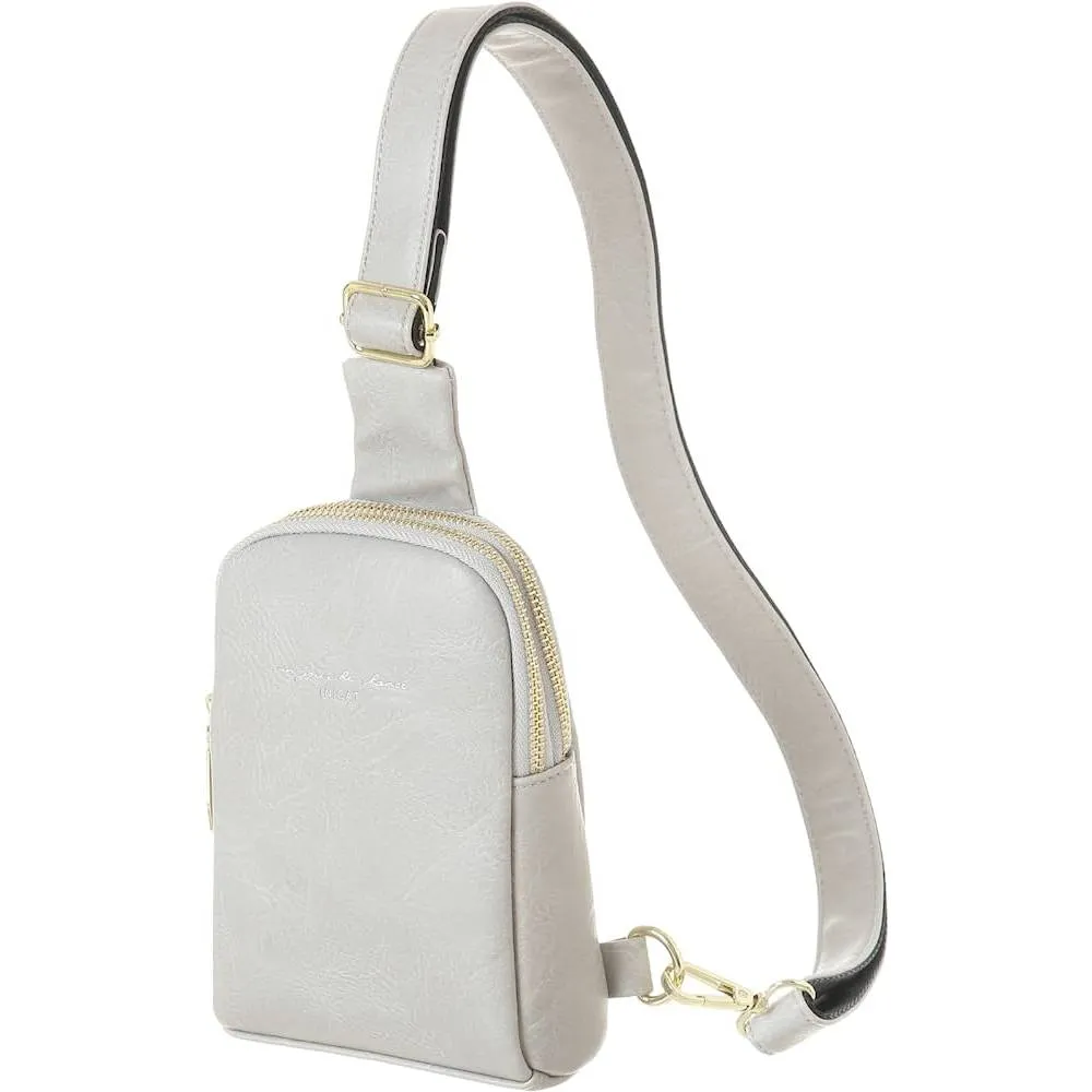 Small Crossbody Sling Bags for Women Vegan Leather Cell Phone Purse Fanny Packs for Women Men Teen Girls | Multiple Colors