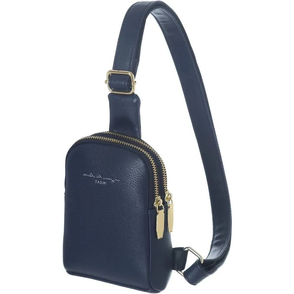 Small Crossbody Sling Bags for Women Vegan Leather Cell Phone Purse Fanny Packs for Women Men Teen Girls | Multiple Colors