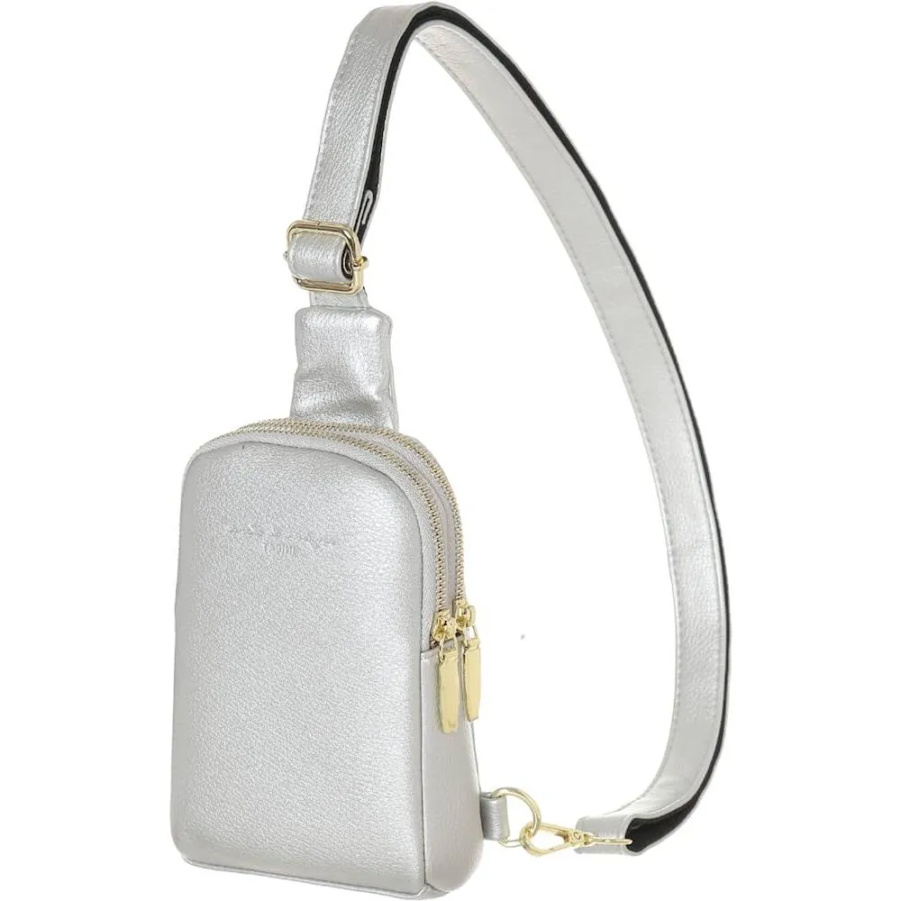Small Crossbody Sling Bags for Women Vegan Leather Cell Phone Purse Fanny Packs for Women Men Teen Girls | Multiple Colors