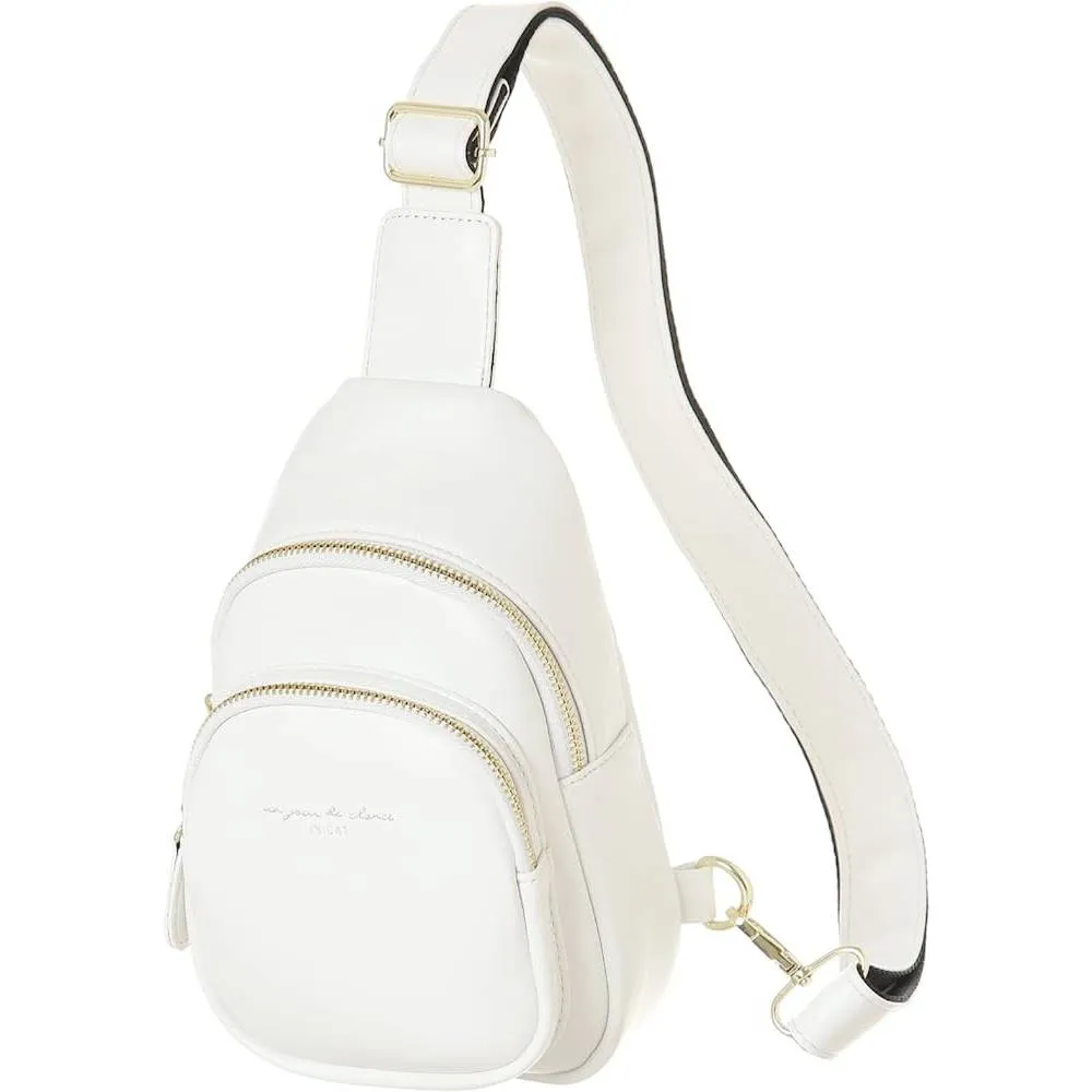 Small Crossbody Sling Bags for Women Vegan Leather Cell Phone Purse Fanny Packs for Women Men Teen Girls | Multiple Colors