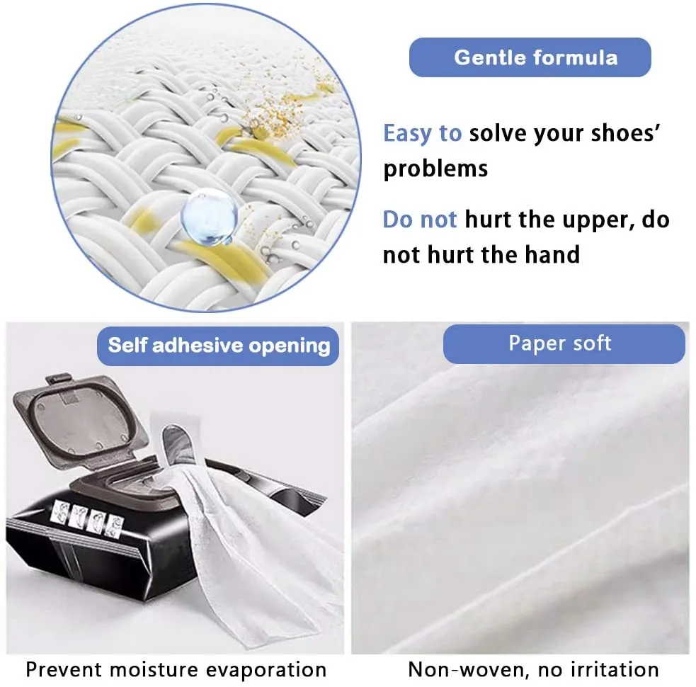 Sneaker Travel Wipes/Professional Cleaner by EZB