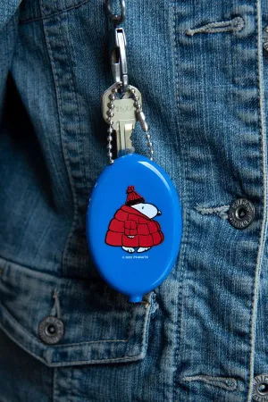 Snoopy Puffy Coat Coin Pouch