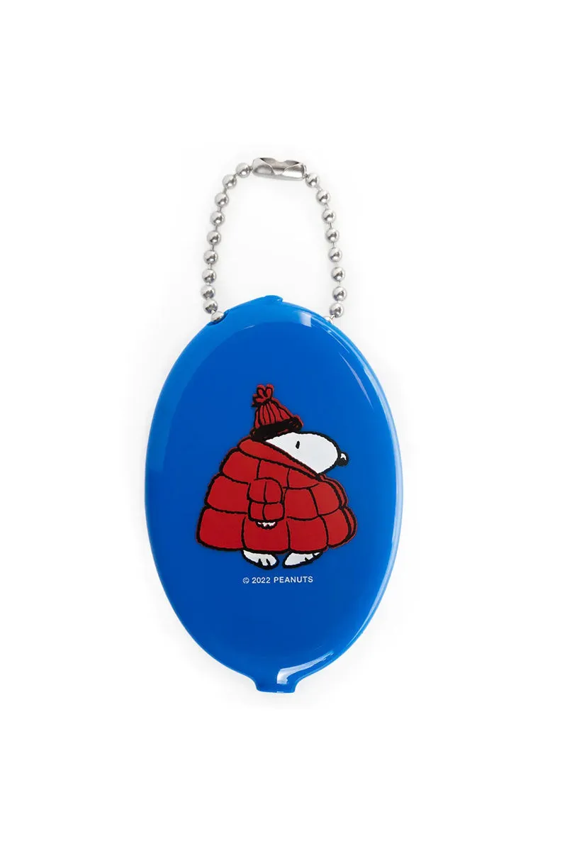 Snoopy Puffy Coat Coin Pouch