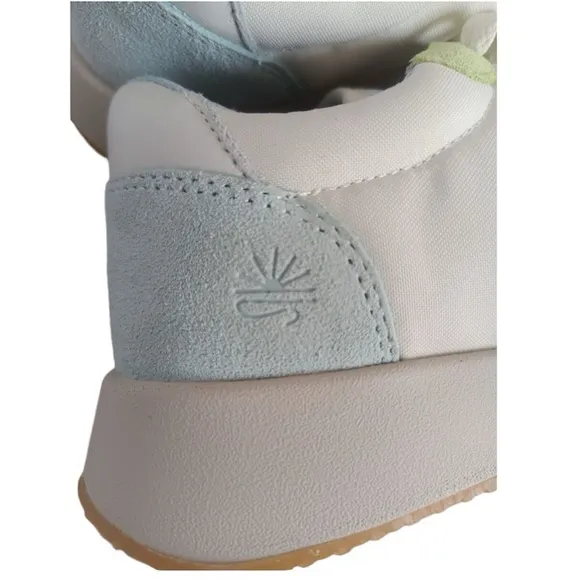 SOLUDOS PARADISO RETRO SNEAKERS MULTI-COLOR  LEATHER/TEXTILE ROUND TOE SIZE 7