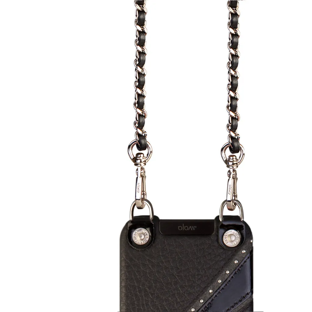 Spark Crossbody iPhone 13 Pro leather case without MagSafe