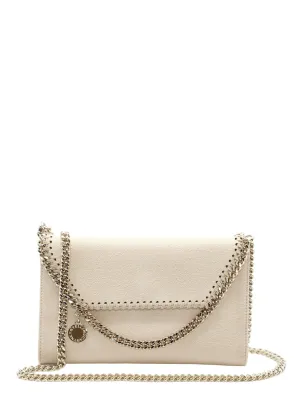 Stella McCartney Mini Crossbody Shaggy Deer w/Gold Chain in Beige