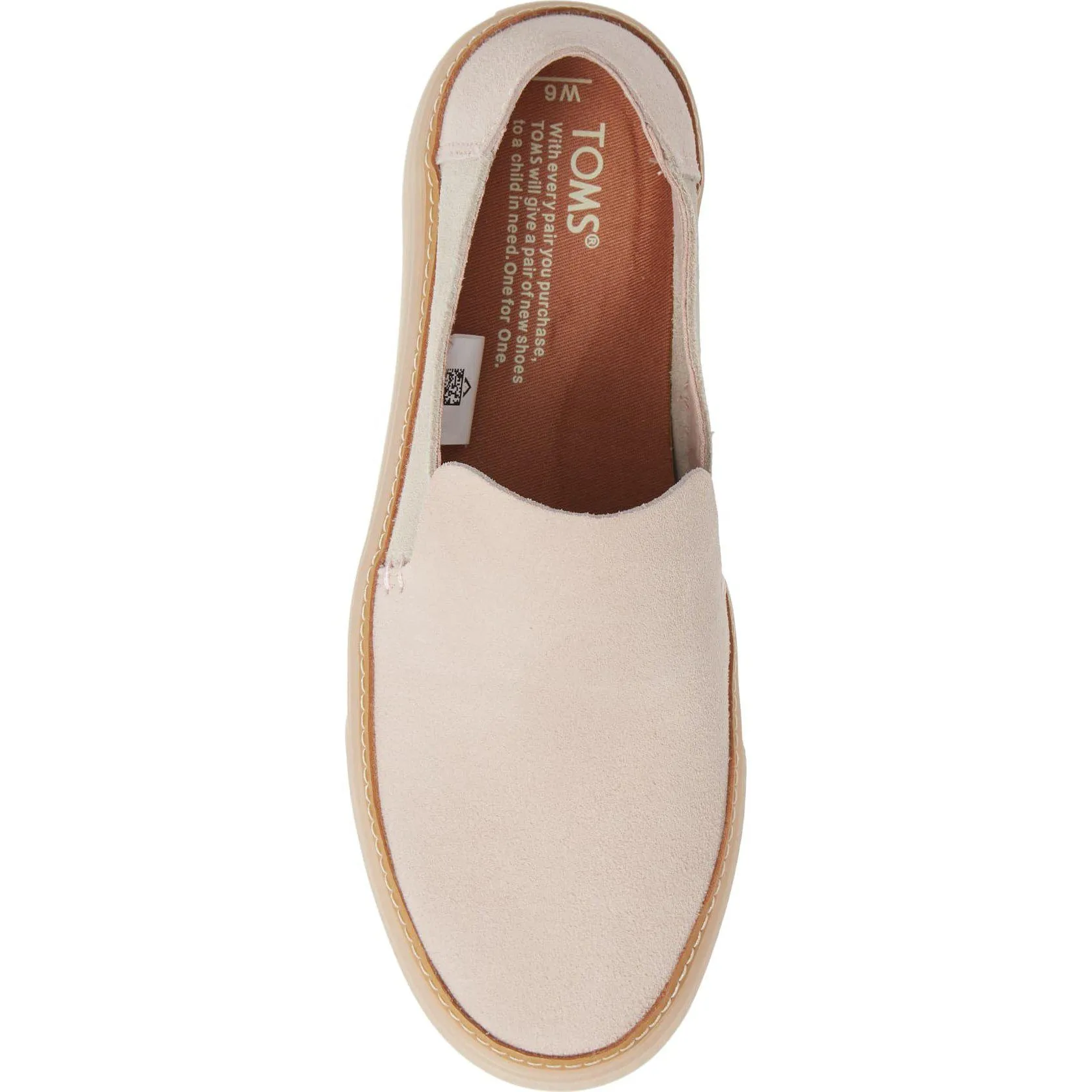 Sunset (Blush/Birch Suede) Slip-On Platform Sneakers