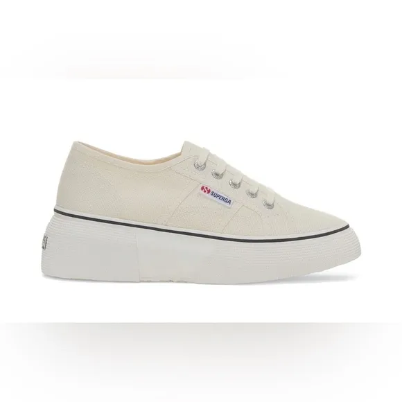 Superga 2287 bubble sneakers beige natural Avorio low tops fall cream lace up