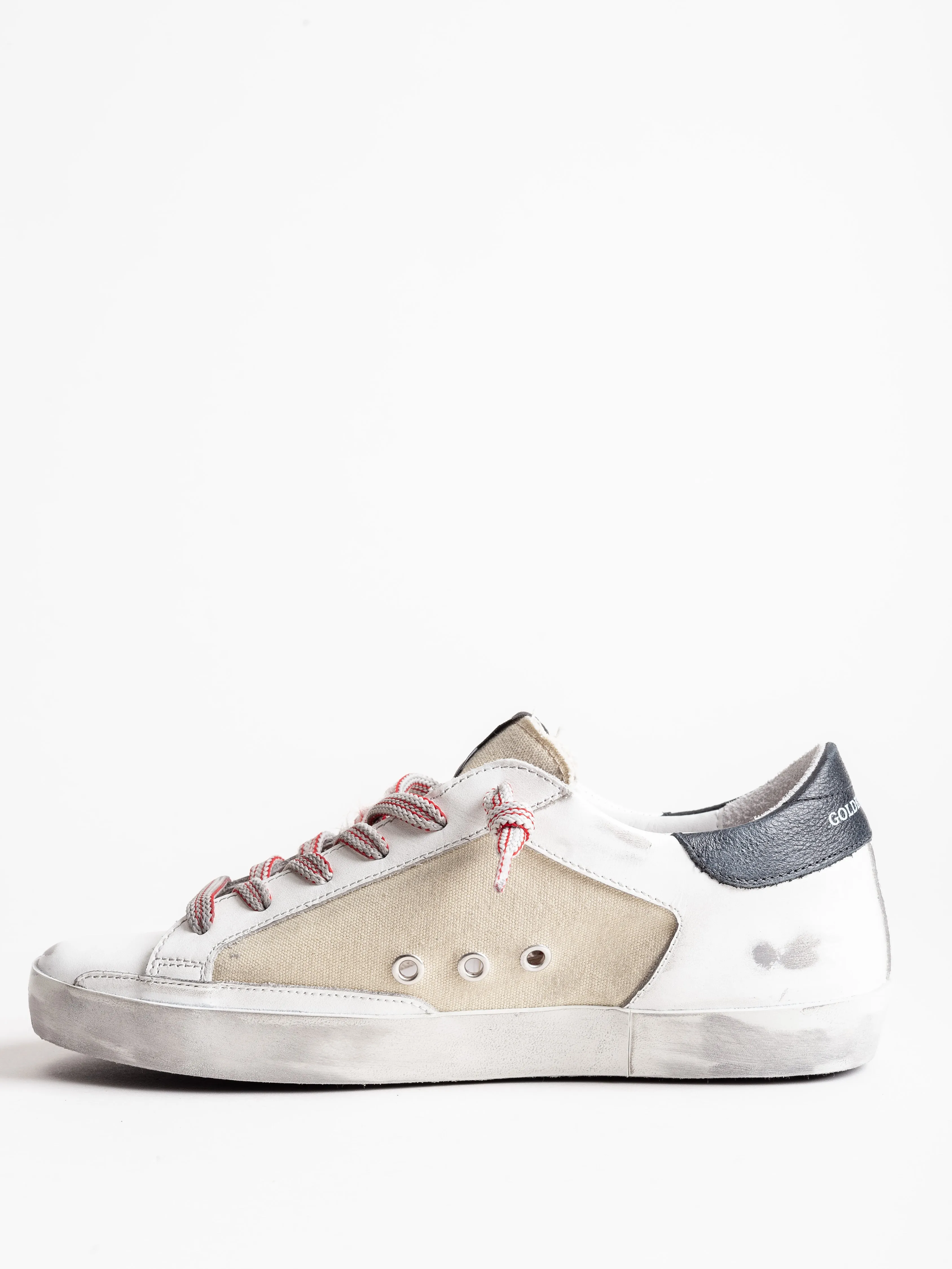 superstar sneaker - beige canvas