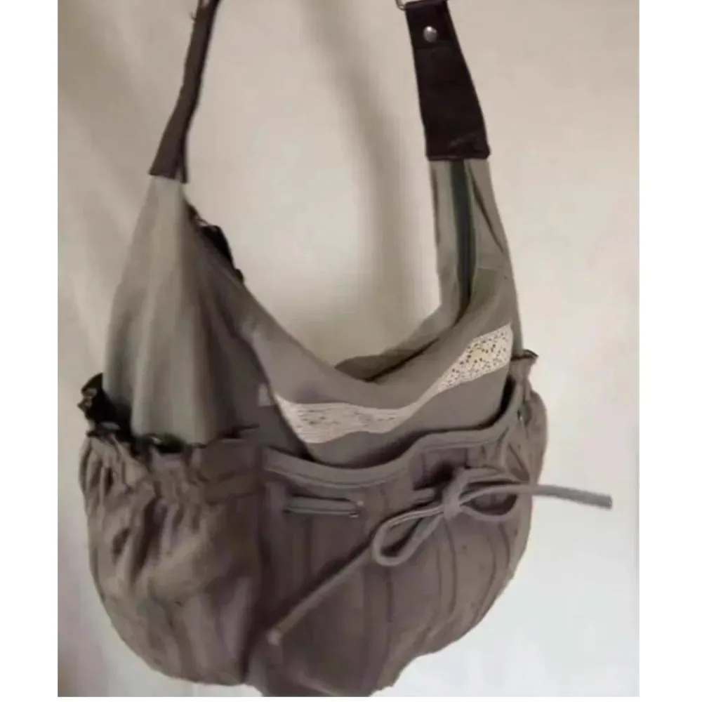 Sweet Cool Bow Vintage Drawstring Chic Crossbody Bags