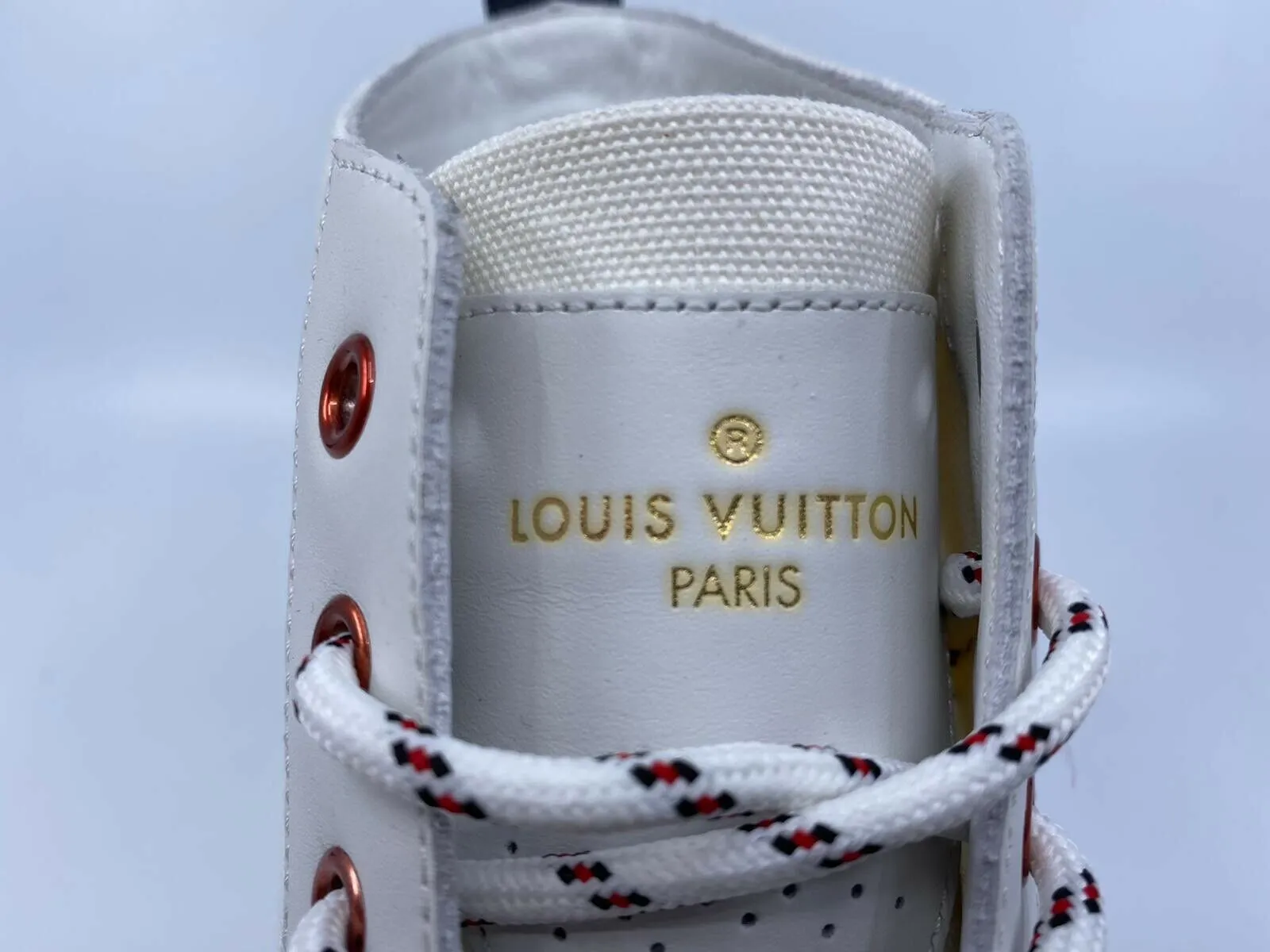 Tattoo Sneaker Boot Upside Down LV