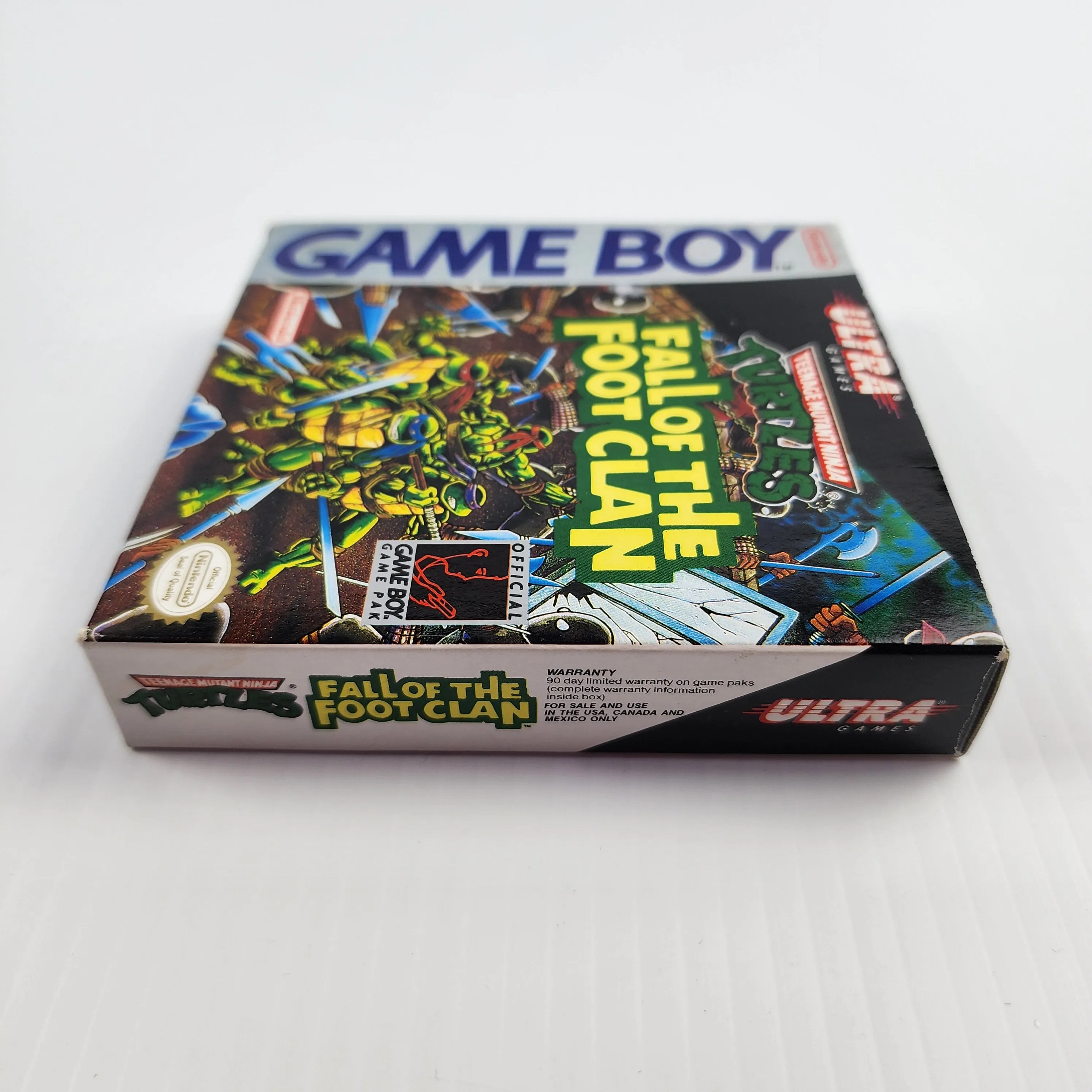 Teenage Mutant Ninja Turtles - Fall of the Foot Clan - Gameboy Game - CIB - Excellent Condition!
