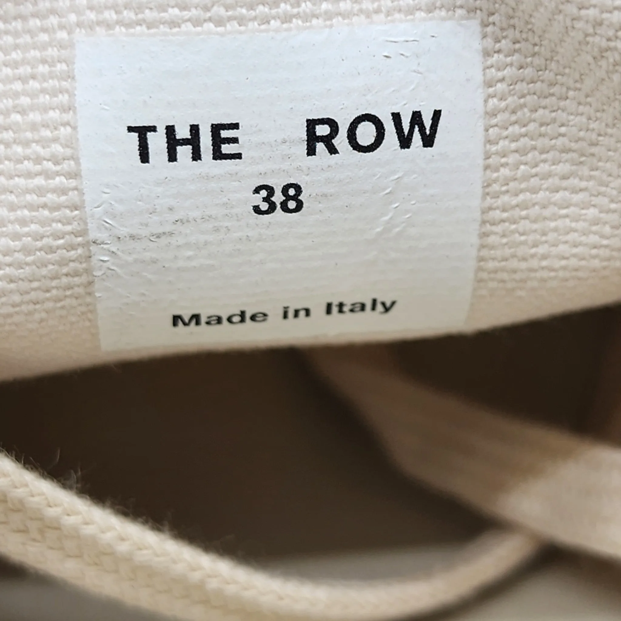 The Row Bonnie Sneakers - Canvas and Suede  - Ivory 38