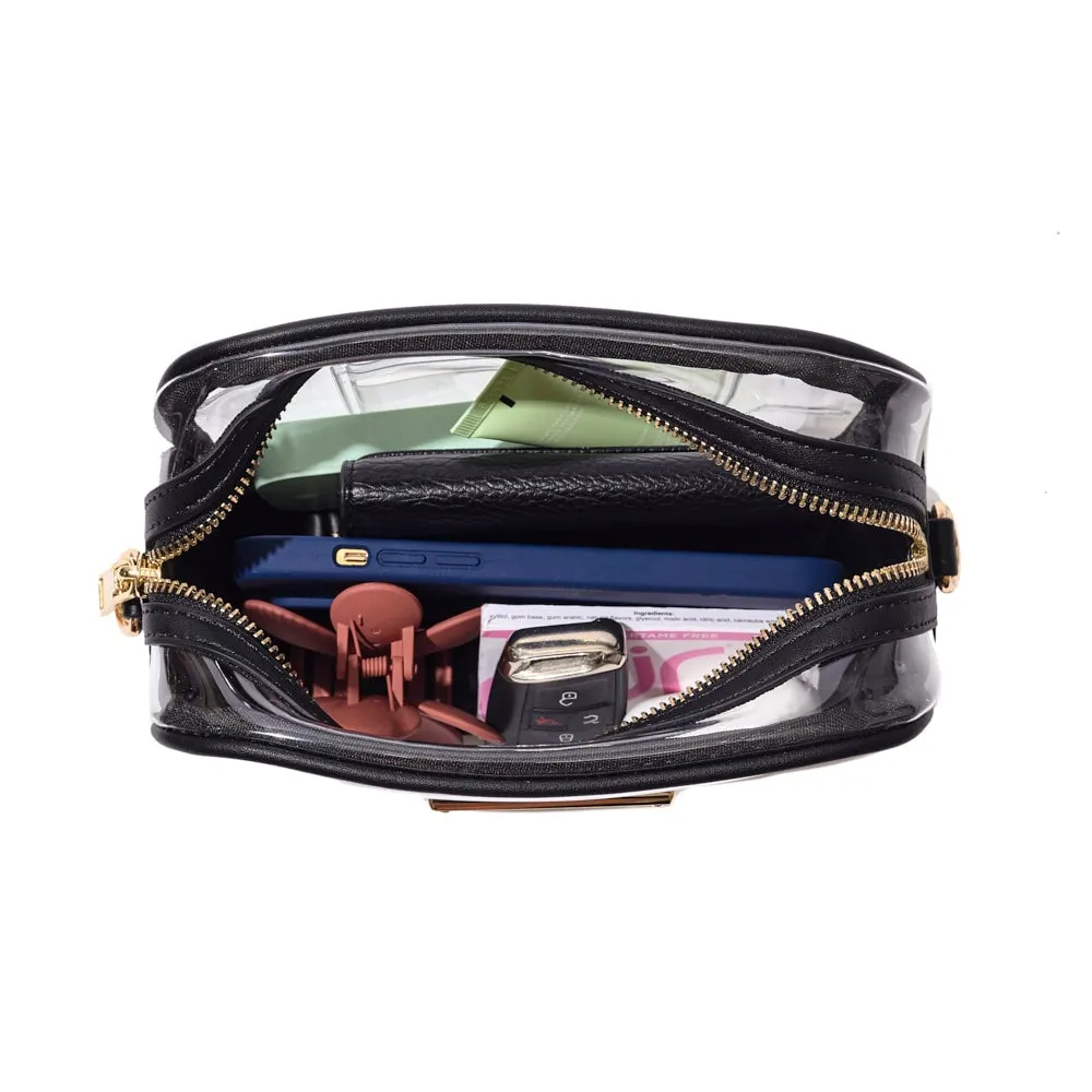The Stadium Convertible Crossbody Black