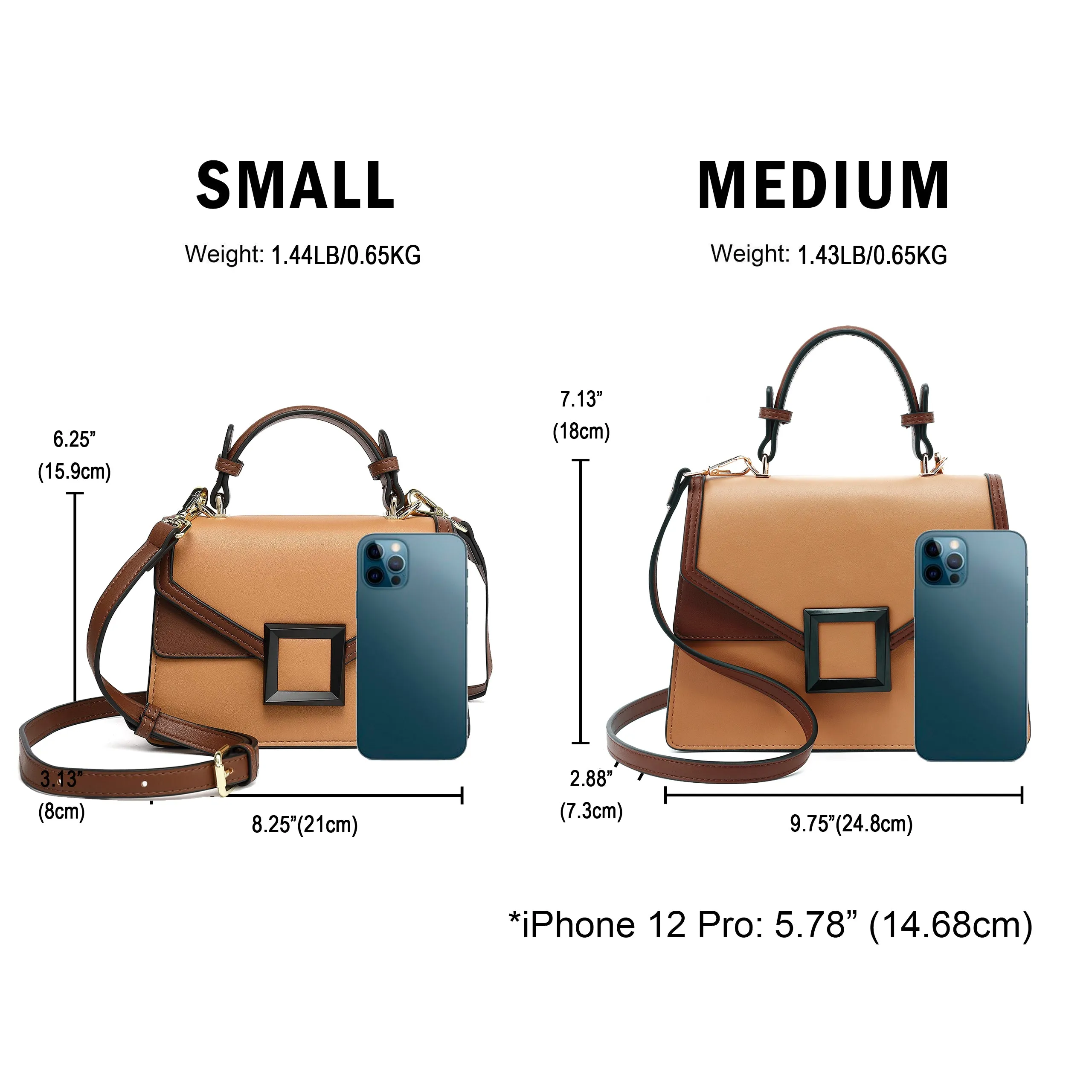Top Handle Satchel Handbag H2086