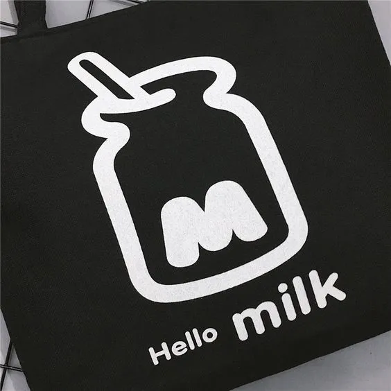 Trendy Letter Print Tote Bag