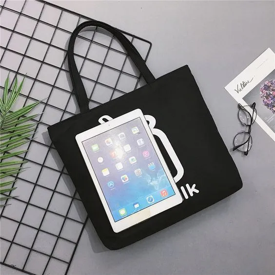 Trendy Letter Print Tote Bag