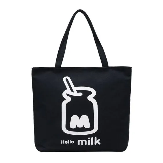 Trendy Letter Print Tote Bag