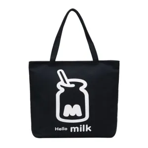 Trendy Letter Print Tote Bag