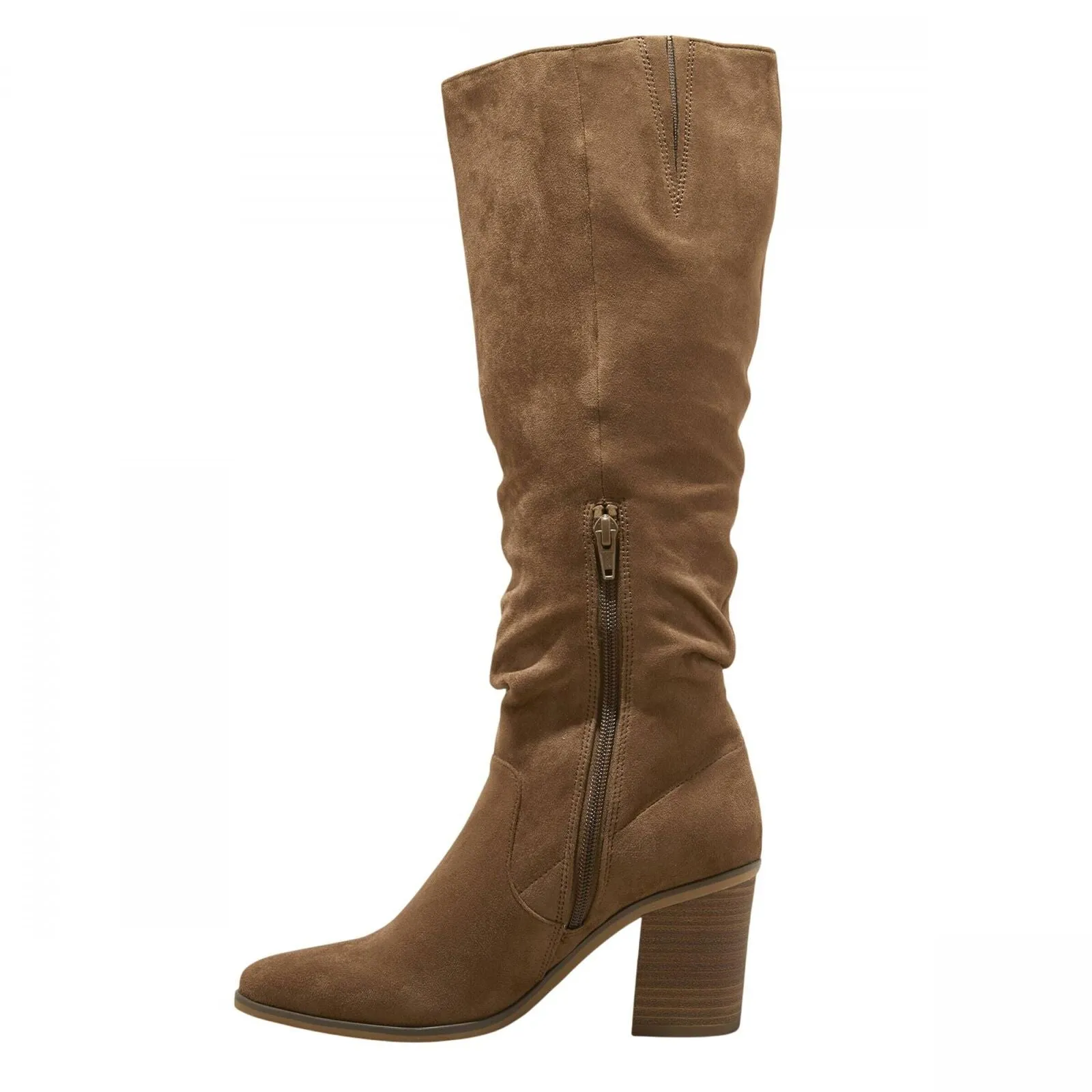 Universal Thread Womens Junie Wide Calf Tall Boots 90975015 Taupe Brown 11M-WC