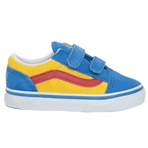 Vans Old Skool V - (Suede Color Block) Nebulas Blue/Lemon Chrome