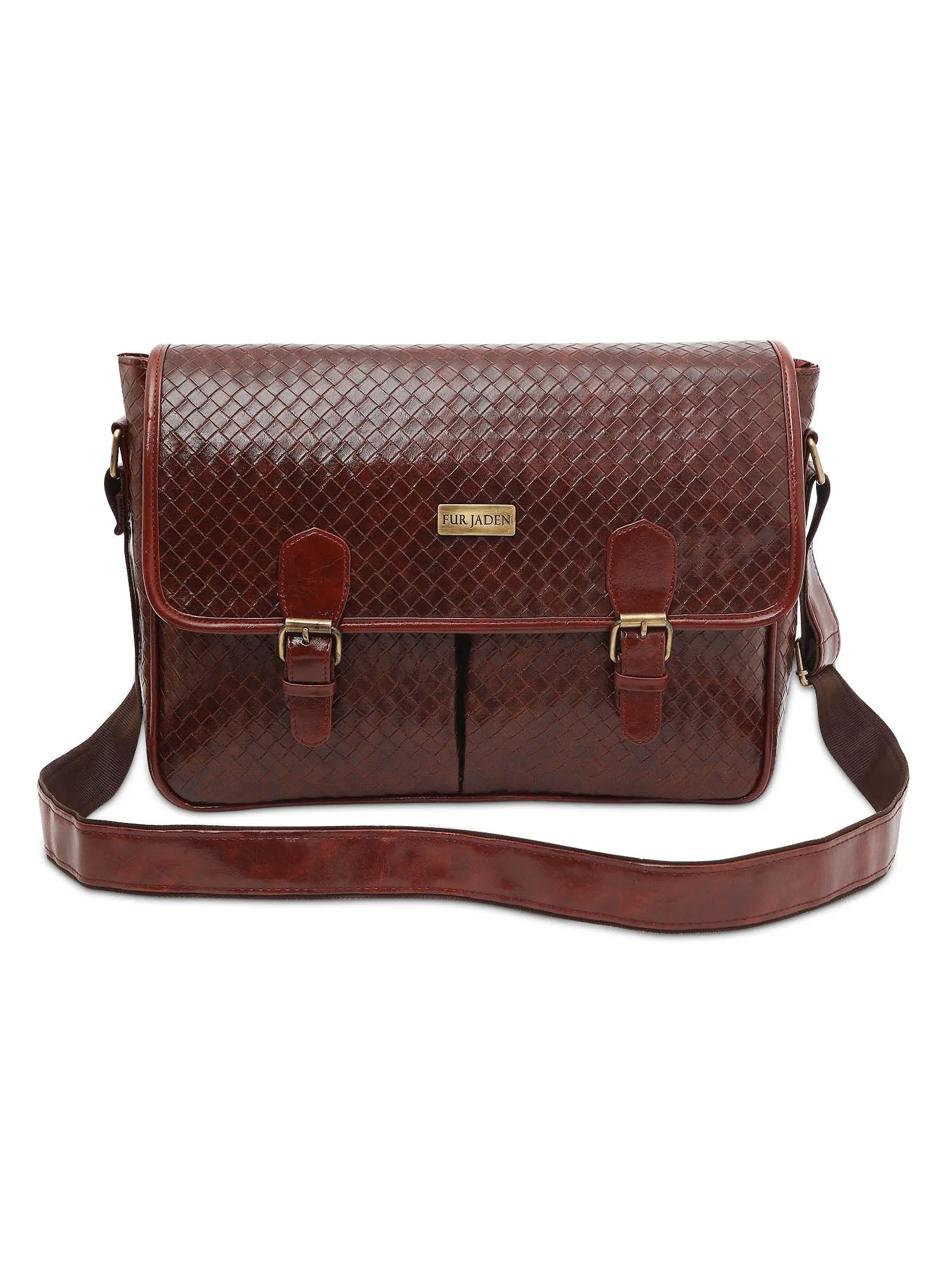 Vegan Leather Crossbody (Tan)