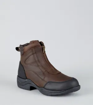 Vinci Waterproof Zip Front Boots Brown