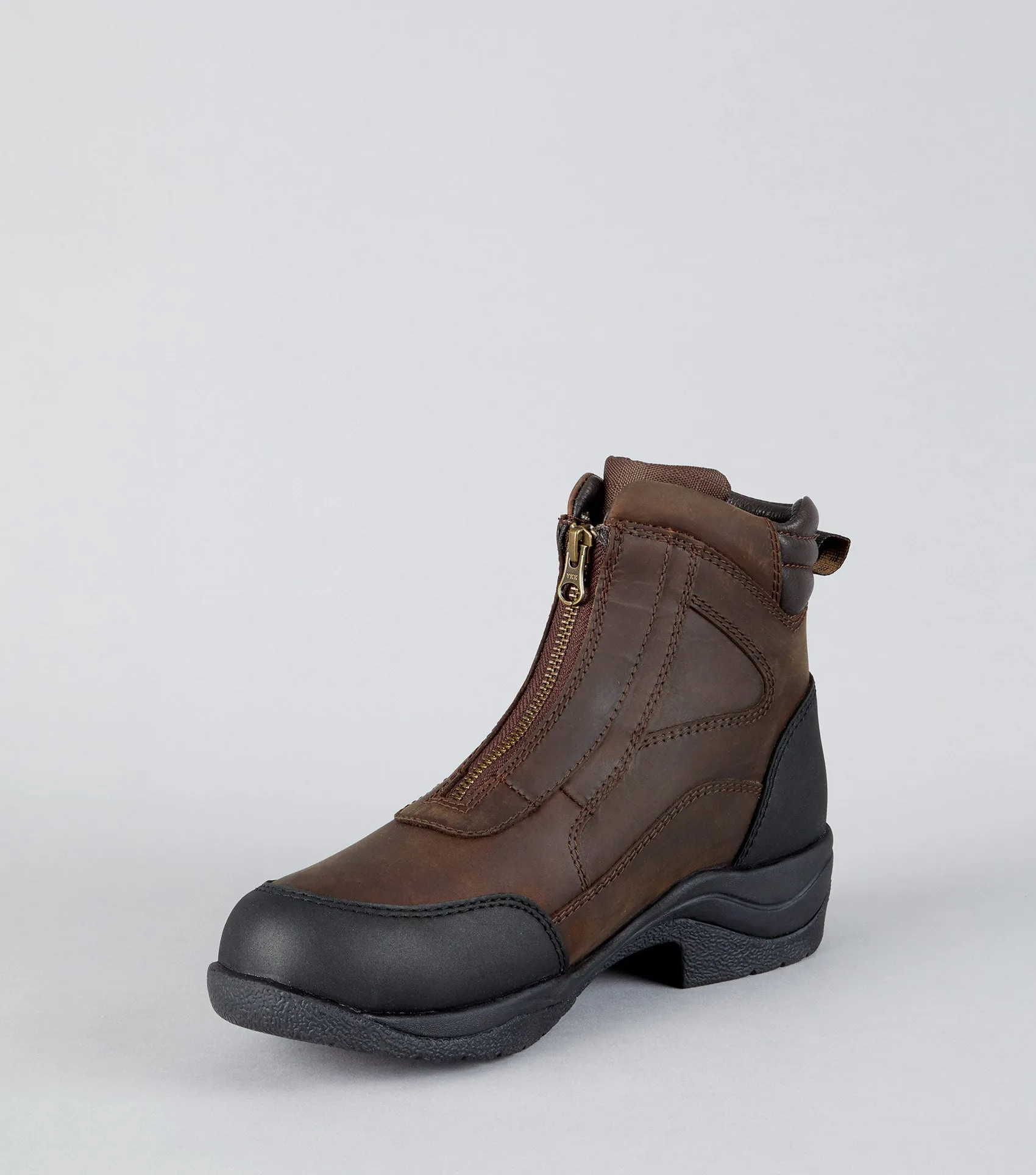 Vinci Waterproof Zip Front Boots Brown