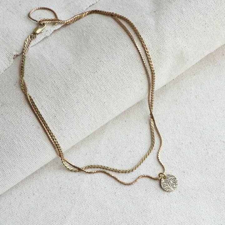 VINTAGE  2-LAYERED NECKLACE